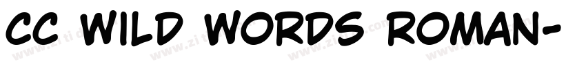 CC WILD WORDS ROMAN字体转换